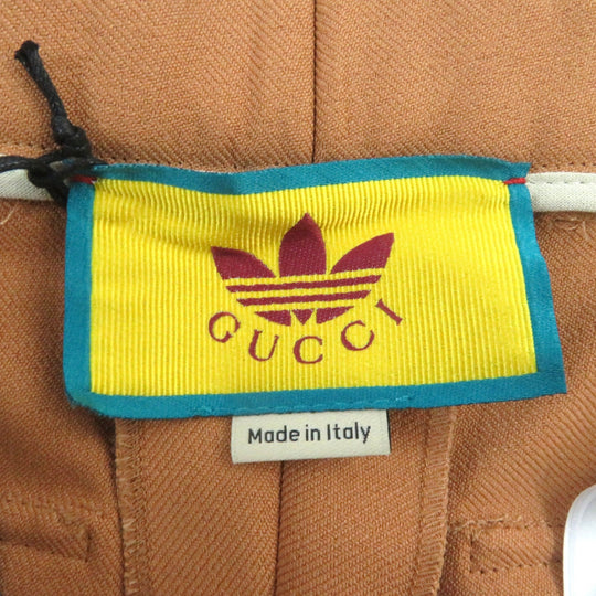 GUCCI Shorts 691437 Main: 100% polyester, Embroidery: 100% polyester, Applique: 50% cotton, 50% rayon beige Fluid Drill mens 46 Used Authentic