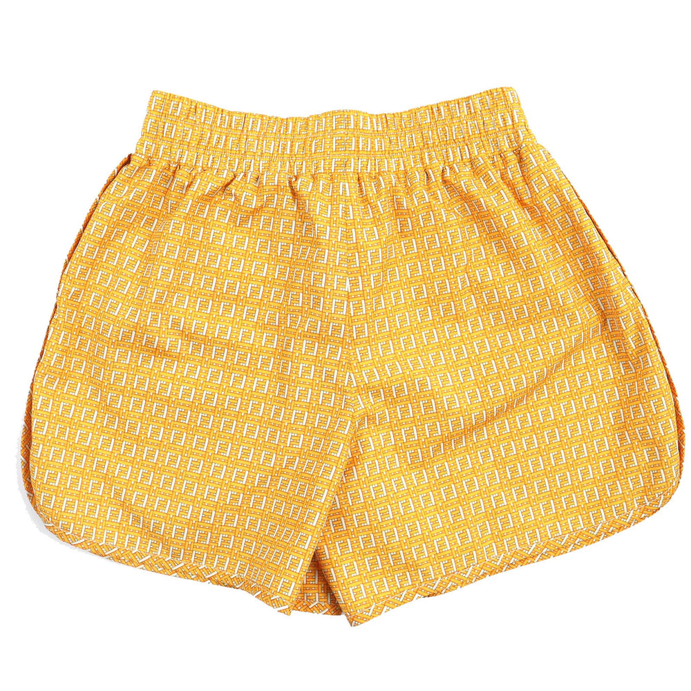 FENDI Shorts FAB230 Outer: 100% polyester, Lining: 100% polyester Yellow type mens XS Used Authentic