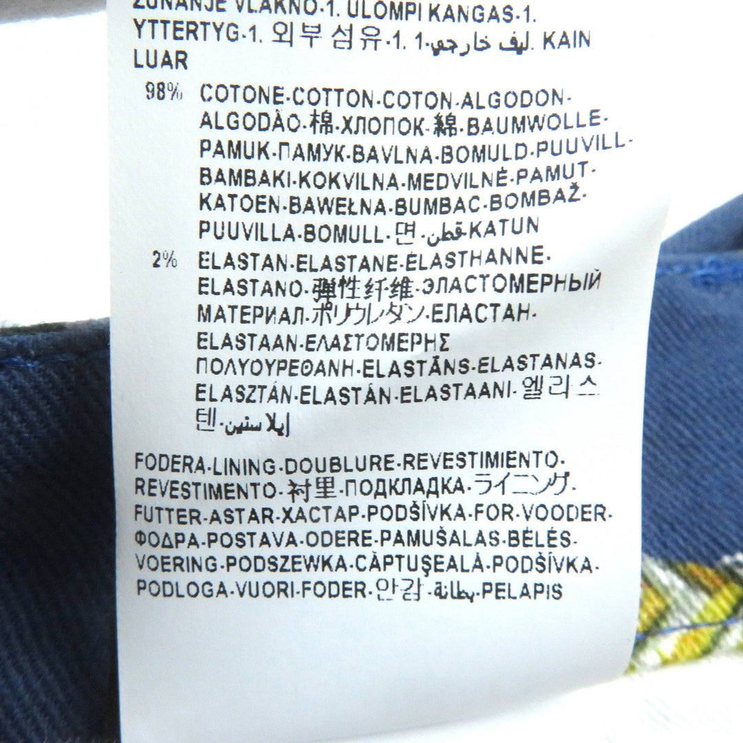 VERSACE Denim pants A69903 Main: 98% cotton, Main: 2% polyurethane, Lining: 100% cotton Blue multicolor mens 31 Used Authentic