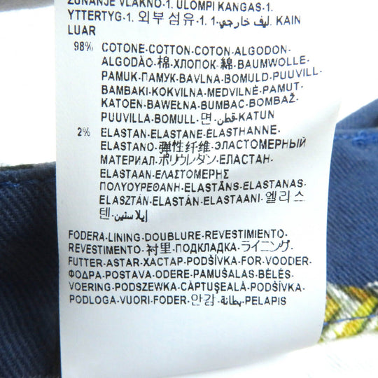 VERSACE Denim pants A69903 Main: 98% cotton, Main: 2% polyurethane, Lining: 100% cotton Blue multicolor mens 31 Used Authentic