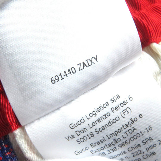 GUCCI Shorts 691440 Main: 100% silk Red purple mens 44 Used Authentic