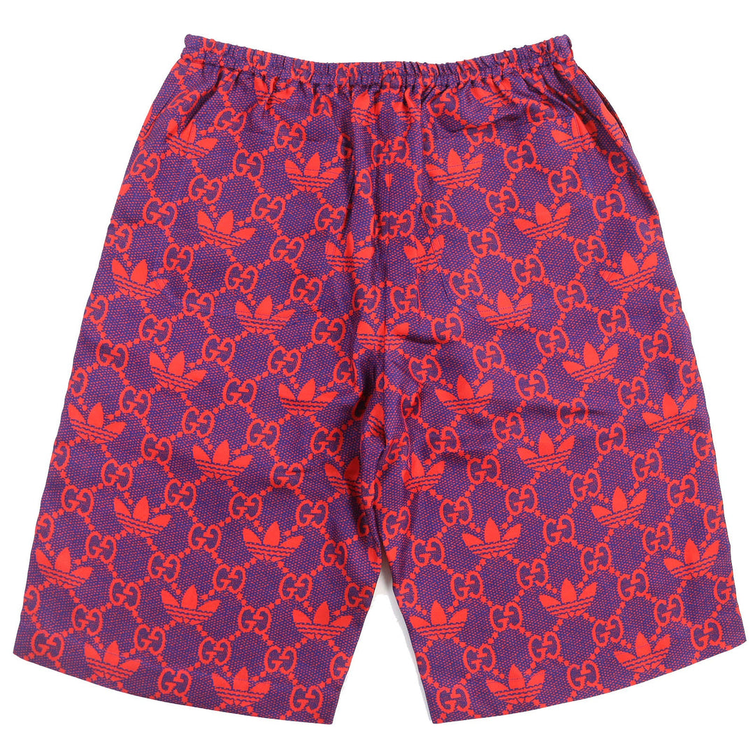 GUCCI Shorts 691440 Main: 100% silk Red purple mens 44 Used Authentic