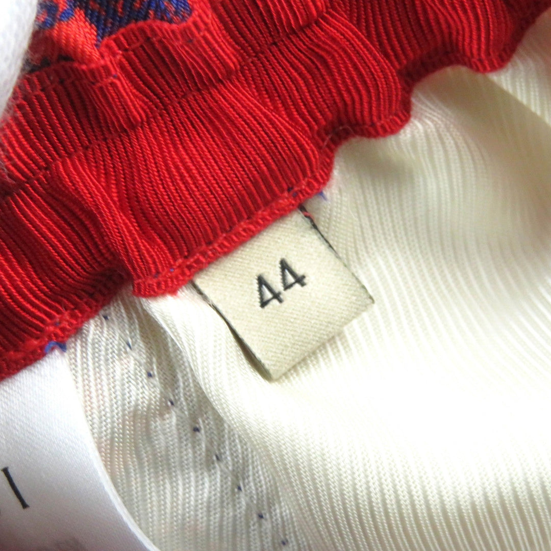 GUCCI Shorts 691440 Main: 100% silk Red purple mens 44 Used Authentic