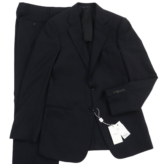 ARMANI COLLEZIONI suit 2251CA wool black mens 44 Used Authentic
