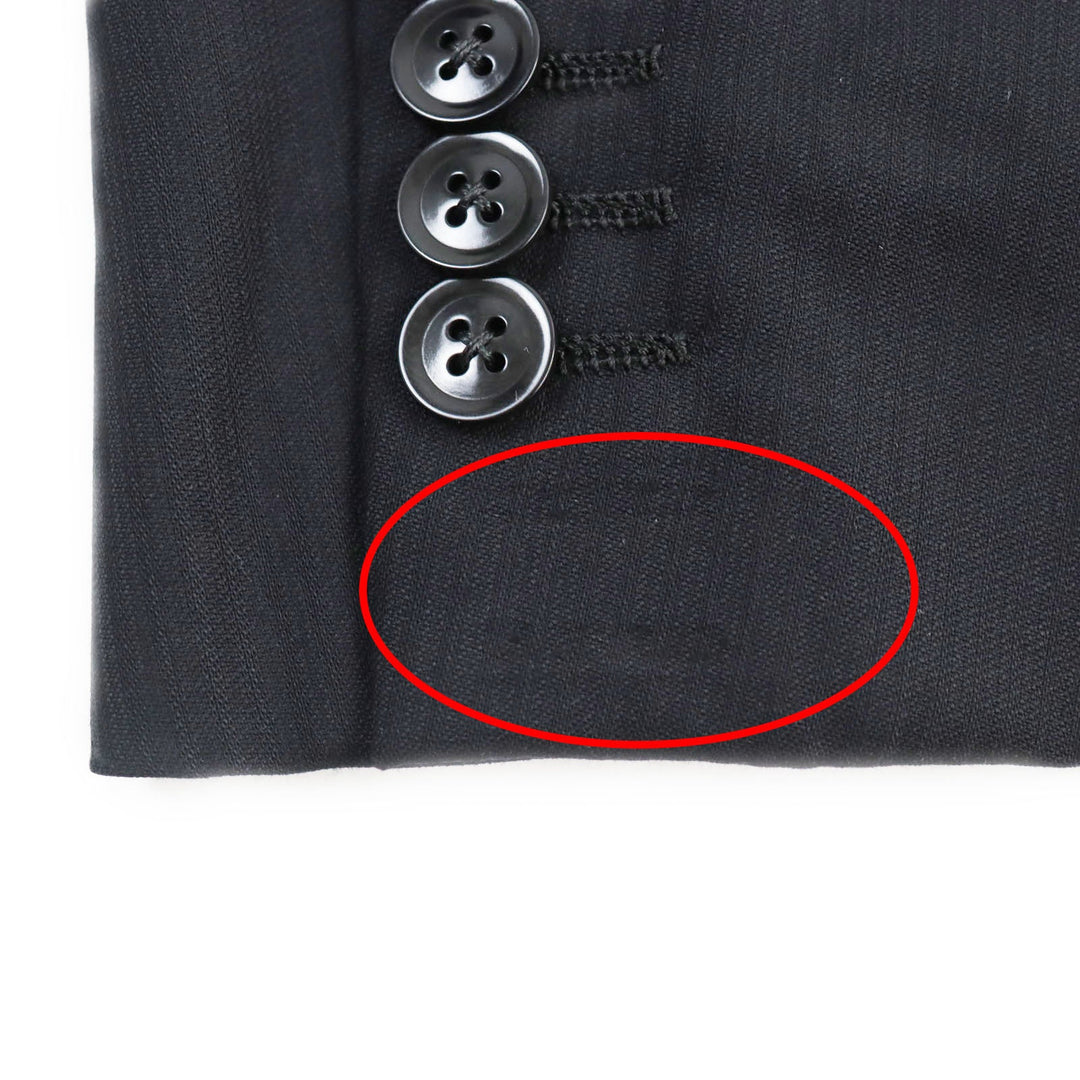 ARMANI COLLEZIONI suit 2251CA wool black mens 44 Used Authentic