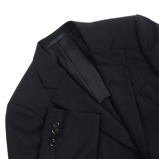 ARMANI COLLEZIONI suit 2251CA wool black mens 44 Used Authentic