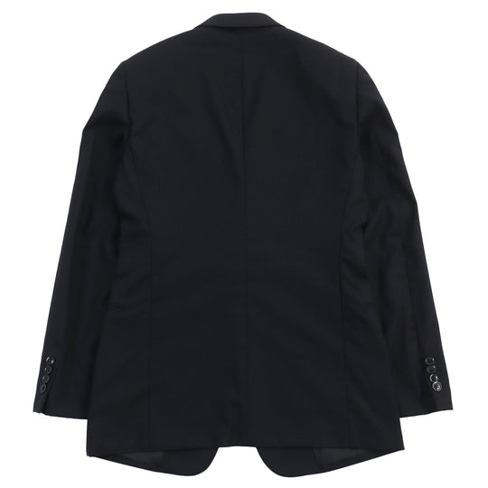 ARMANI COLLEZIONI suit 2251CA wool black mens 44 Used Authentic