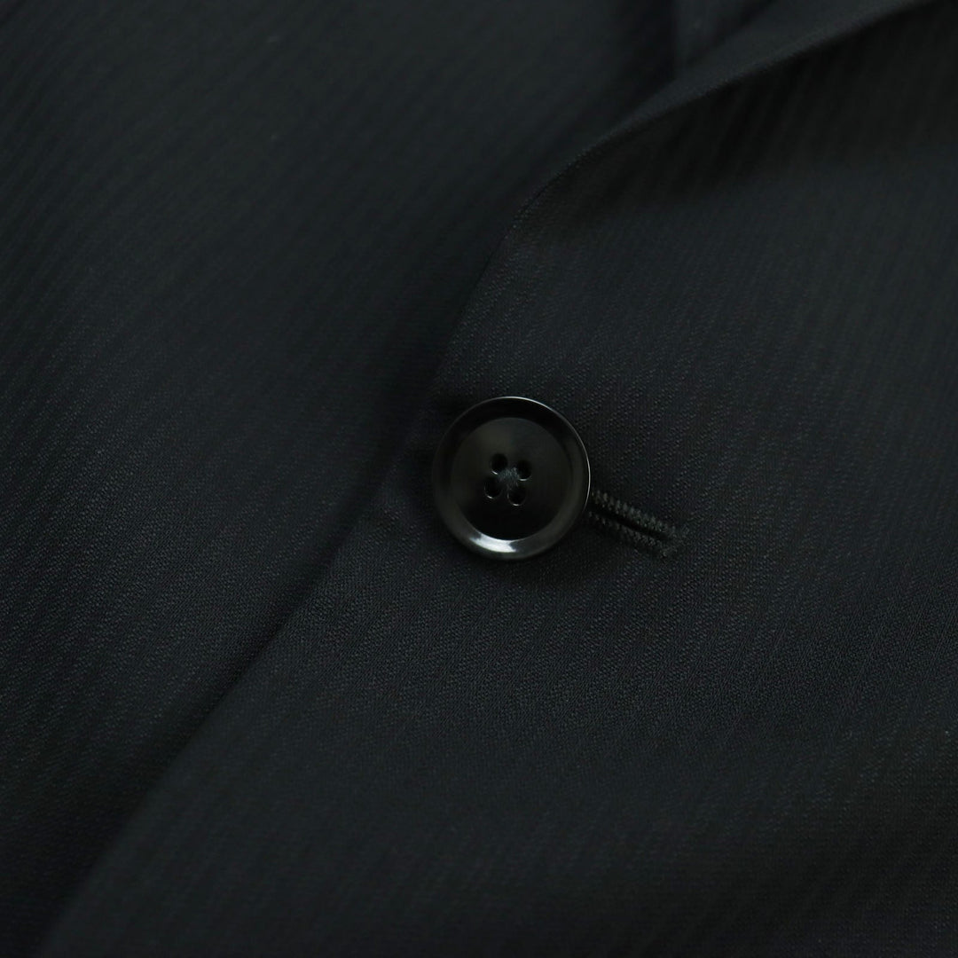 ARMANI COLLEZIONI suit 2251CA wool black mens 44 Used Authentic