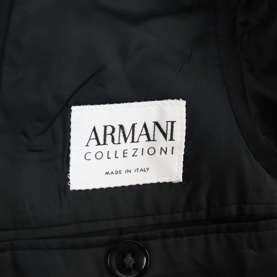 ARMANI COLLEZIONI suit 2251CA wool black mens 44 Used Authentic
