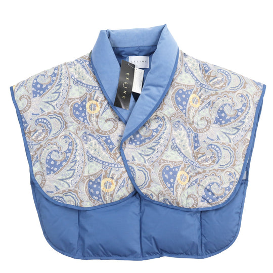 CELINE Down vest SAF5553716 polyester blue F