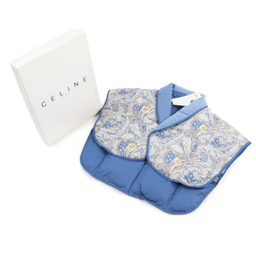 CELINE Down vest SAF5553716 polyester blue F