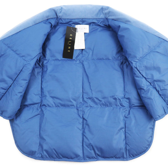 CELINE Down vest SAF5553716 polyester blue F