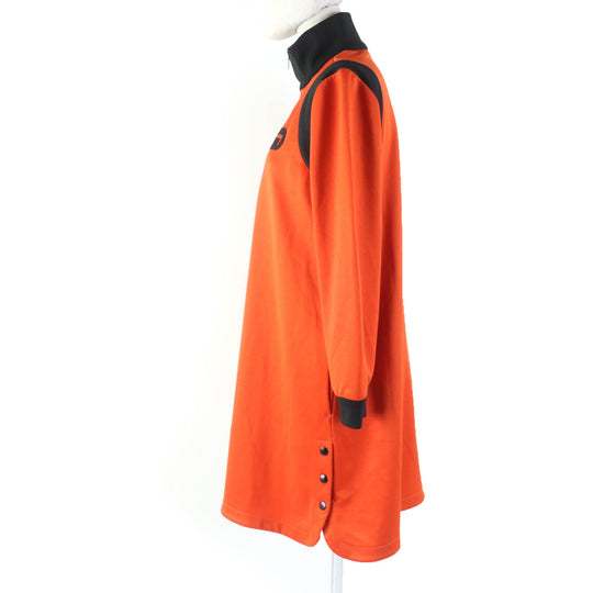 GUCCI one piece 644599 Main: 55% polyester, Main: 45% cotton, Part: 72% polyester, Part: 25% nylon, Part: 3% polyurethane, Applique: 79% polyester, 21% nylon Orange black Women S Used Authentic