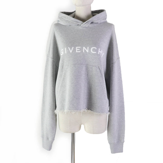 GIVENCHY sweat BWJ03M3YBB Main: 100% cotton gray Women S Used Authentic