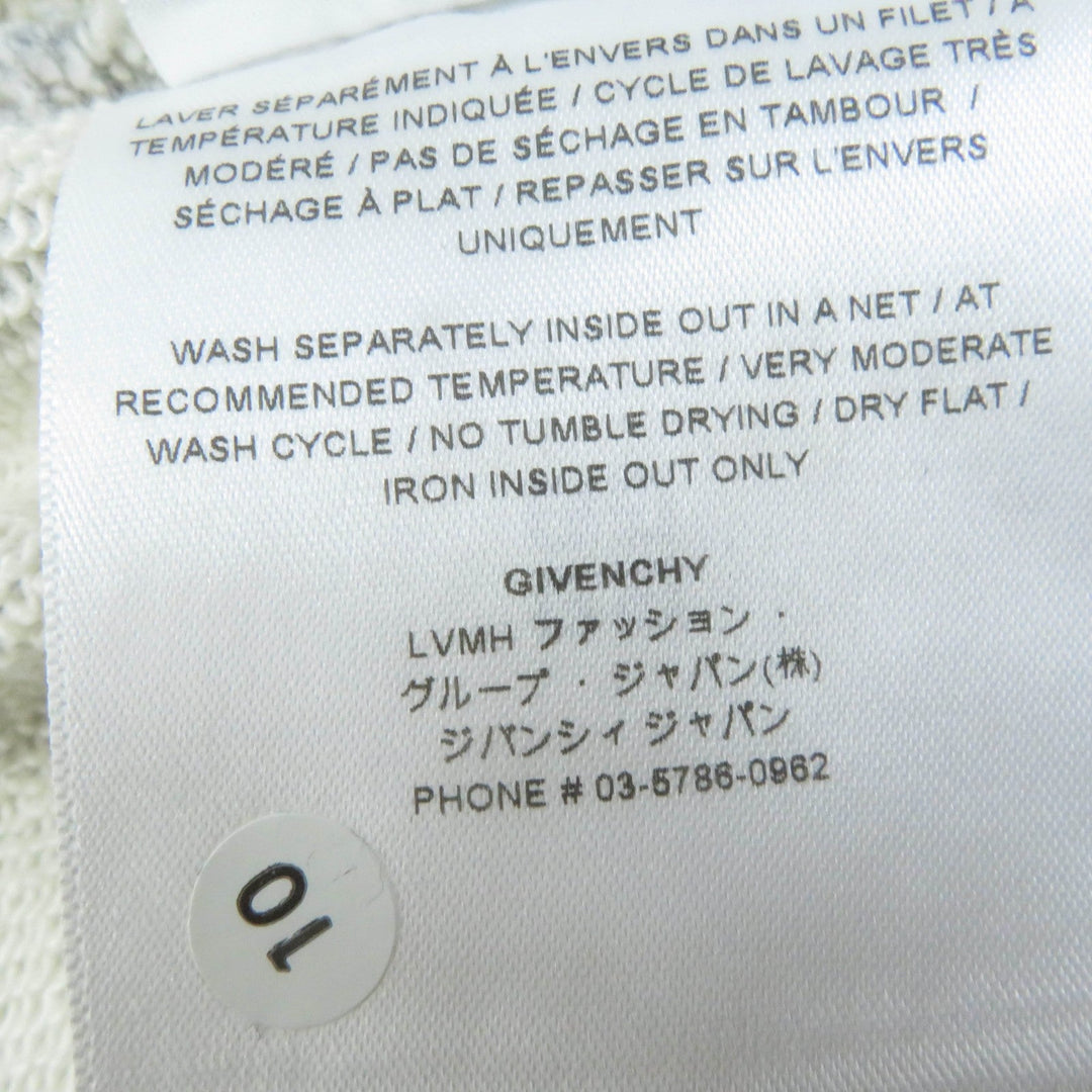 GIVENCHY sweat BWJ03M3YBB Main: 100% cotton gray Women S Used Authentic