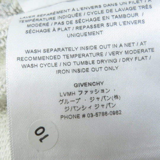 GIVENCHY sweat BWJ03M3YBB Main: 100% cotton gray Women S Used Authentic