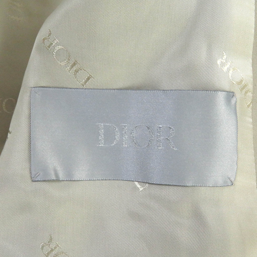 Christian Dior Blouson 313C402A5673 Outer: 100% cotton, Lining: 100% cupra, Part: 100% polyester khaki mens 48 Used Authentic