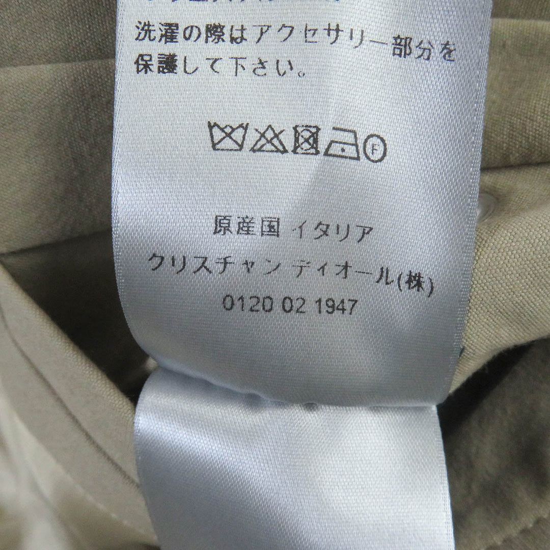 Christian Dior Blouson 313C402A5673 Outer: 100% cotton, Lining: 100% cupra, Part: 100% polyester khaki mens 48 Used Authentic