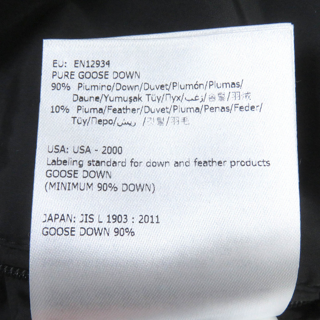MONCLER Down vest Main: 100% polyamide (nylon), Part: Lamb leather, Filling: 90% down, Filling: 10% feather black MILLAIS GILET mens 3 Used Authentic