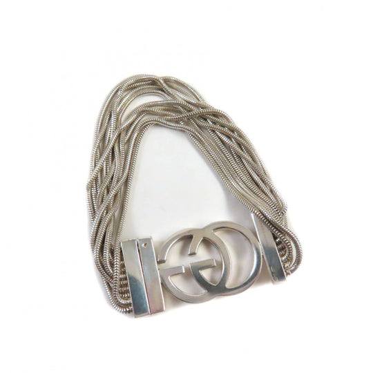 GUCCI bracelet Main�FSV925 Silver Women Used Authentic