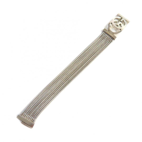 GUCCI bracelet Main�FSV925 Silver Women Used Authentic