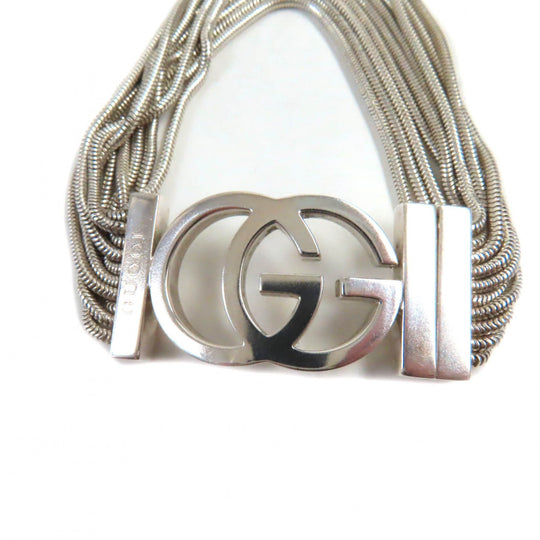 GUCCI bracelet Main�FSV925 Silver Women Used Authentic