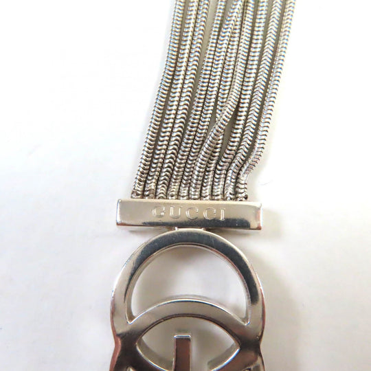 GUCCI bracelet Main�FSV925 Silver Women Used Authentic