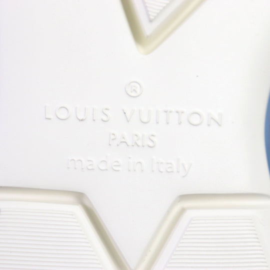 LOUIS VUITTON sneakers Monogram denim blue Fast lane line 6 1/2