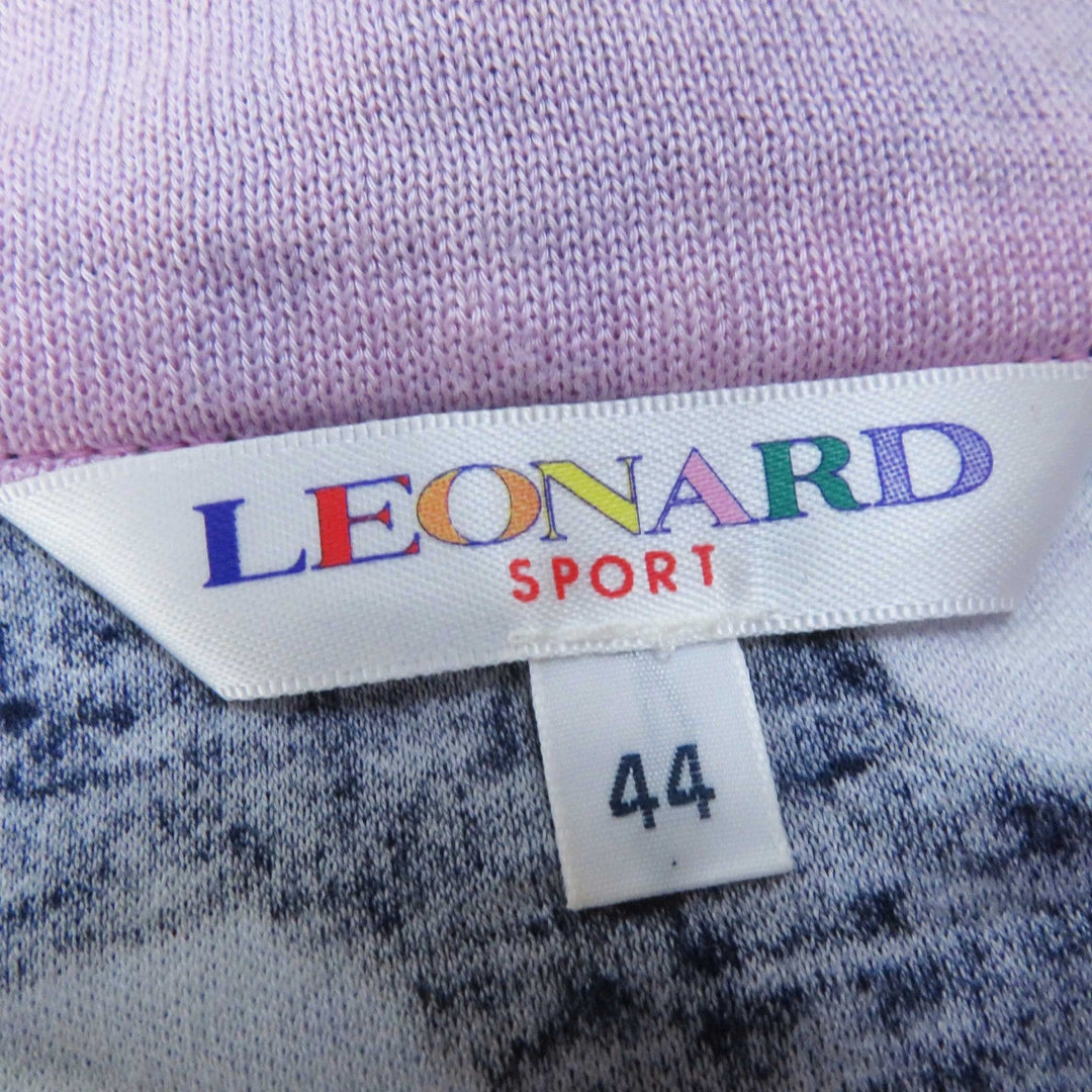 LEONARD SPORT Cut 0558325 Outer material: 100% cotton Navy multi Women 44 Used Authentic