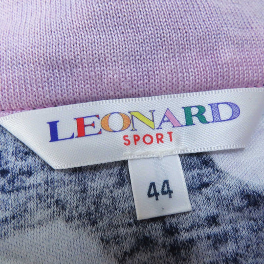 LEONARD SPORT Cut 0558325 Outer material: 100% cotton Navy multi Women 44 Used Authentic