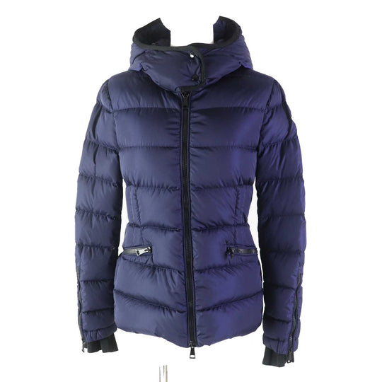 MONCLER Down jacket Outer: 100% nylon, Lining: 100% nylon, Part: 100% nylon, Filling: 90% down, Filling: 10% feather Navy BETULA Women zero size Used Authentic