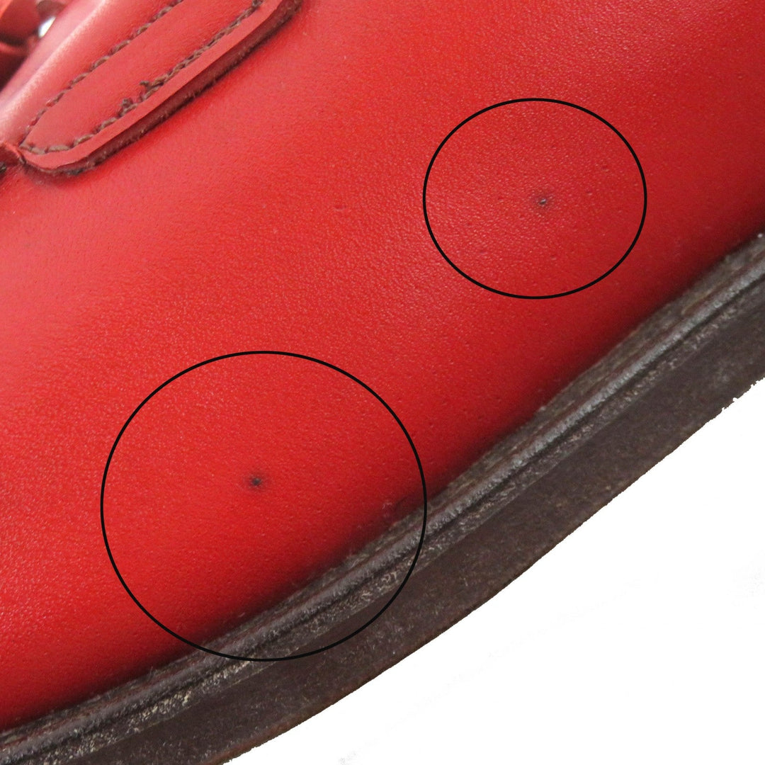 Tricker's loafers Main: Leather Red mens 7 Used Authentic