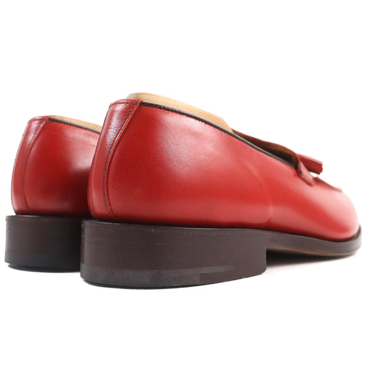 Tricker's loafers Main: Leather Red mens 7 Used Authentic