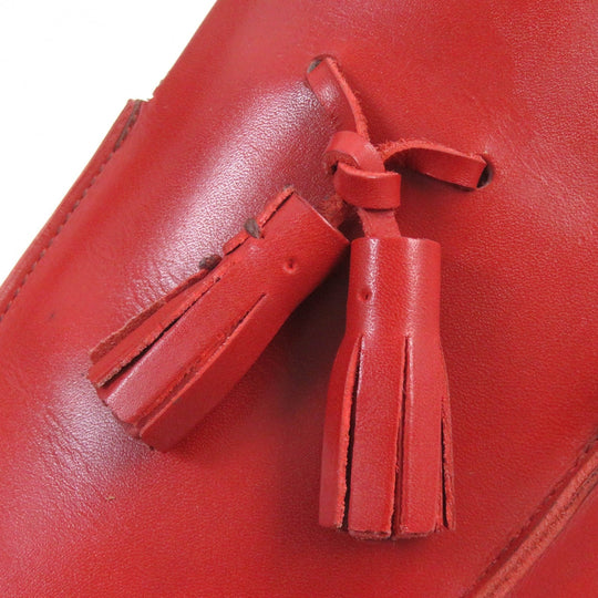 Tricker's loafers Main: Leather Red mens 7 Used Authentic
