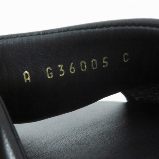 CHANEL Sandals G36005 Main: Leather black Women L Used Authentic