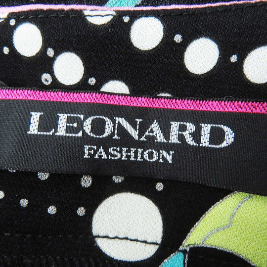 LEONARD FASHION setup 0122211 0129232 Outer: 65% acetate, Outer: 35% polyester, Lining: 100% polyester, Outer: 65% acetate, Outer: 35% polyester black multi Women 34 (Top), 36 (Bottom) Used Authentic