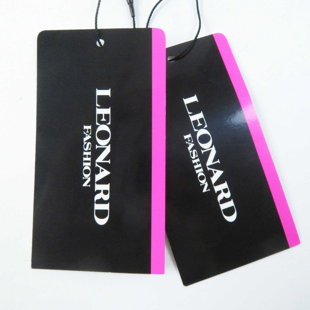 LEONARD FASHION setup 0122211 0129232 Outer: 65% acetate, Outer: 35% polyester, Lining: 100% polyester, Outer: 65% acetate, Outer: 35% polyester black multi Women 34 (Top), 36 (Bottom) Used Authentic