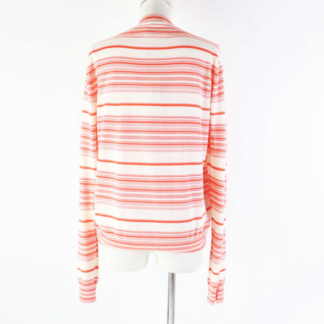 JIL SANDER ensemble JSCO754026 JSCO754027 Main: 70% cashmere, Main: 30% silk Orange white Women 34 Used Authentic