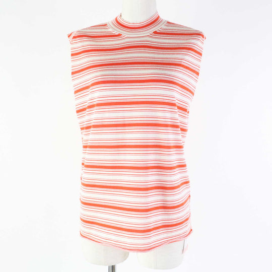 JIL SANDER ensemble JSCO754026 JSCO754027 Main: 70% cashmere, Main: 30% silk Orange white Women 34 Used Authentic
