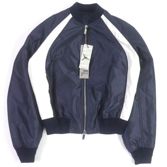 Dior HOMME Bomber jacket 033C401A4805 Outer: 100% silk, Lining: 100% cupra, Filling: 100% polyester Navy Air Dior Bomber Jacket mens 44 Used Authentic
