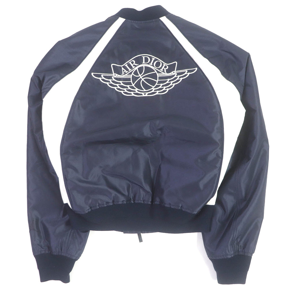 Dior HOMME Bomber jacket 033C401A4805 Outer: 100% silk, Lining: 100% cupra, Filling: 100% polyester Navy Air Dior Bomber Jacket mens 44 Used Authentic
