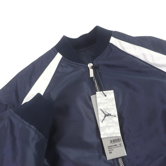 Dior HOMME Bomber jacket 033C401A4805 Outer: 100% silk, Lining: 100% cupra, Filling: 100% polyester Navy Air Dior Bomber Jacket mens 44 Used Authentic