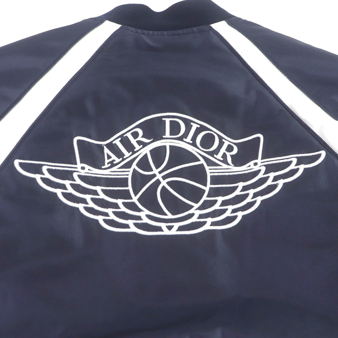 Dior HOMME Bomber jacket 033C401A4805 Outer: 100% silk, Lining: 100% cupra, Filling: 100% polyester Navy Air Dior Bomber Jacket mens 44 Used Authentic