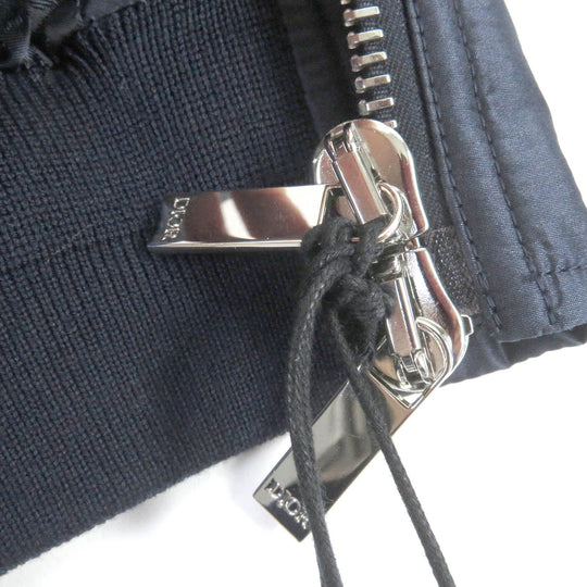 Dior HOMME Bomber jacket 033C401A4805 Outer: 100% silk, Lining: 100% cupra, Filling: 100% polyester Navy Air Dior Bomber Jacket mens 44 Used Authentic