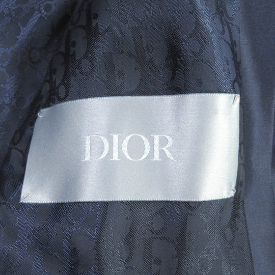 Dior HOMME Bomber jacket 033C401A4805 Outer: 100% silk, Lining: 100% cupra, Filling: 100% polyester Navy Air Dior Bomber Jacket mens 44 Used Authentic