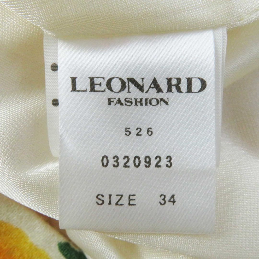 LEONARD FASHION one piece 0320923 Outer: 100% wool, Lining: 100% polyester Multi Women 34 Used Authentic