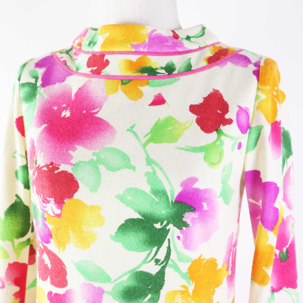 LEONARD FASHION one piece 0320923 Outer: 100% wool, Lining: 100% polyester Multi Women 34 Used Authentic