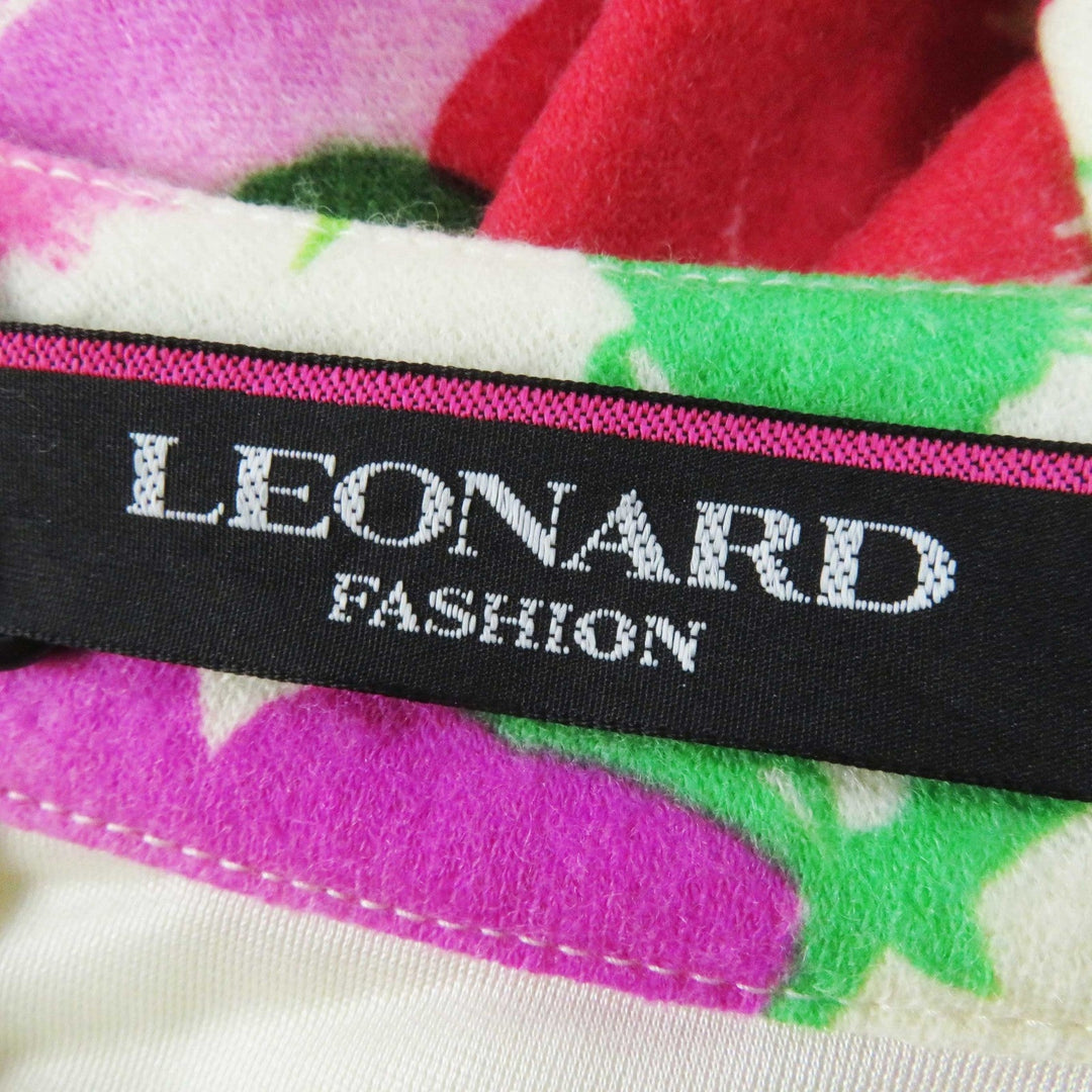 LEONARD FASHION one piece 0320923 Outer: 100% wool, Lining: 100% polyester Multi Women 34 Used Authentic