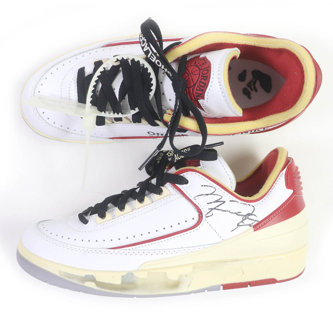 NIKE Low cut sneakers DJ4375-106 Main: Leather White black AIR JORDAN 2 RETRO LOW SP mens 25 Used Authentic