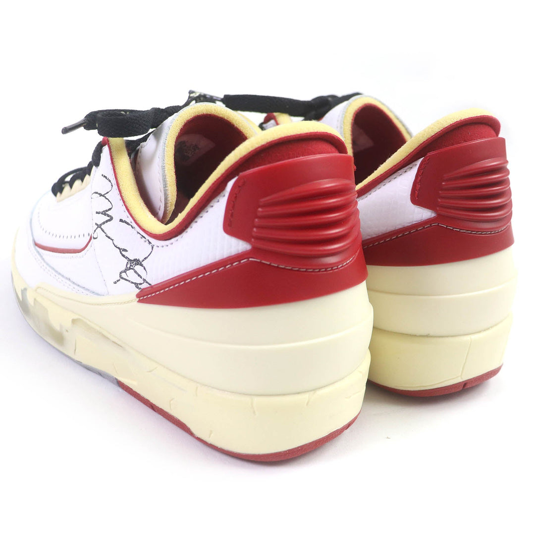 NIKE Low cut sneakers DJ4375-106 Main: Leather White black AIR JORDAN 2 RETRO LOW SP mens 25 Used Authentic